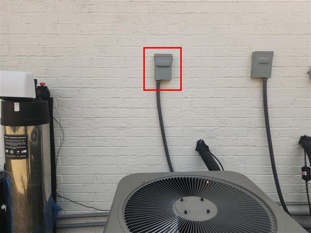 2nd-level disconnect behind the condenser — clearance violation