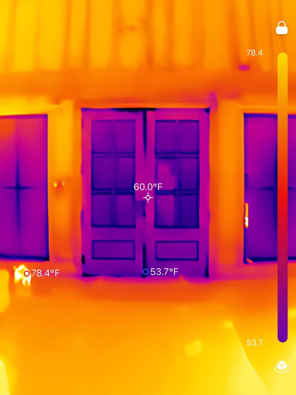 Thermal scan of the thermal envelope