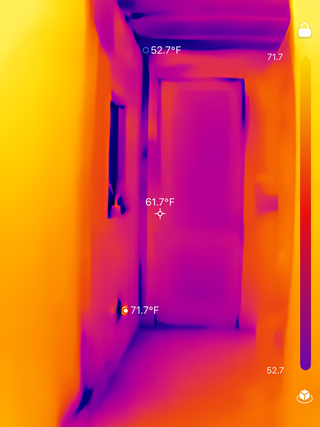 Thermal scan of the thermal envelope